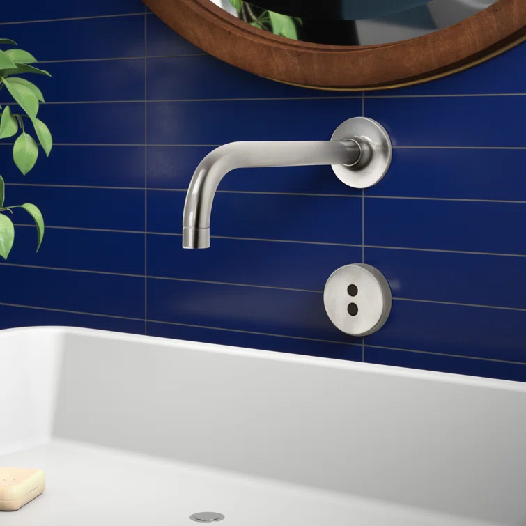 Purist® Wall-Mount Commercial Bathroom Sink Faucet Trim with 9" 90-Degree Spout and Insight Technology