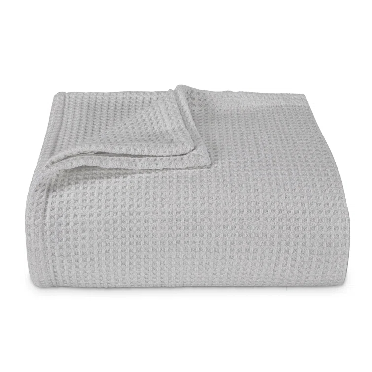 Vera Wang Vera Wang Waffleweave Cotton Blanket