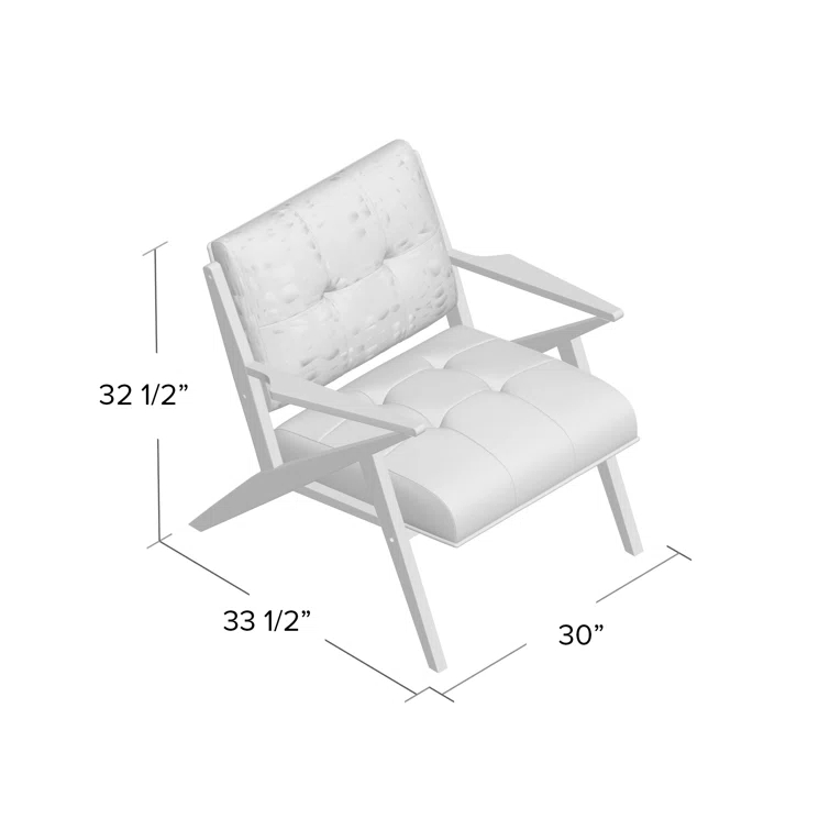 Desi Retro Button Tufted Armchair