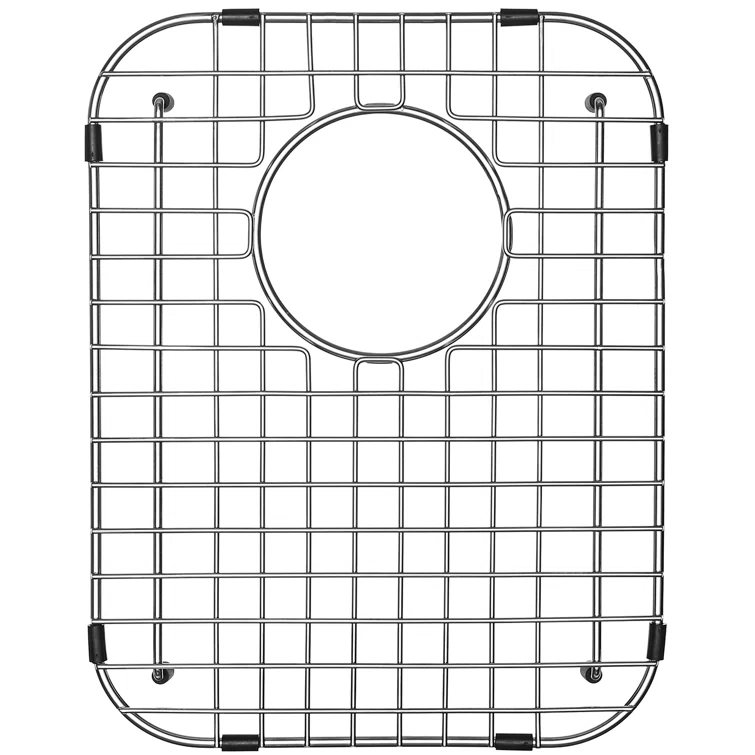 11.85-in x 15.47-in Rear Drain Heavy-Duty Stainless Steel Sink Grid