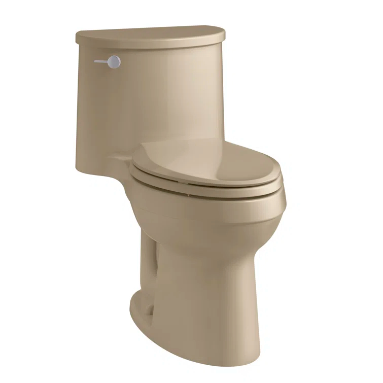 Adair 1.28 GPF Water Efficient Elongated One-Piece toilet (Seat Included)