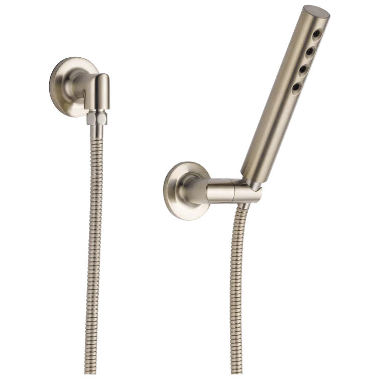 Modern Black Nickel Wall-Mounted Handshower with H2OKinetic Technology