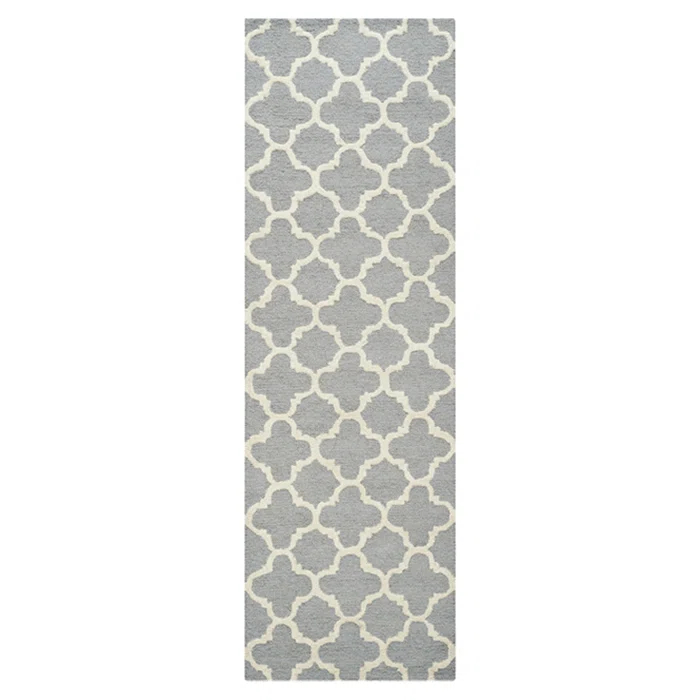 Hand Tufted Wool Geometric Rug