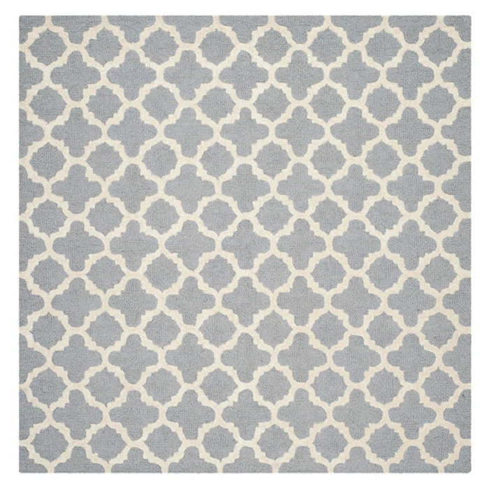 Hand Tufted Wool Geometric Rug