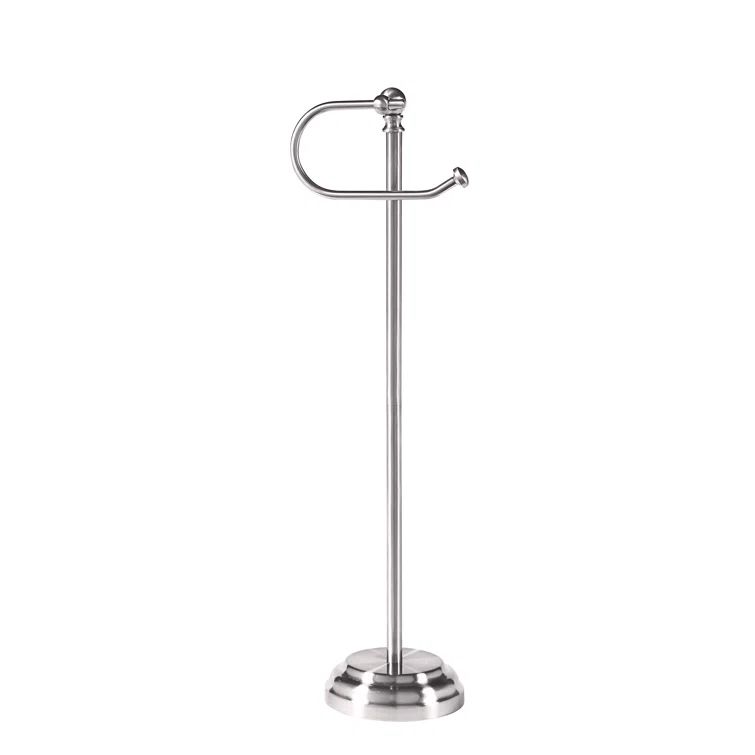 Bathroom Free Standing Toilet Paper Roll Holder Stand