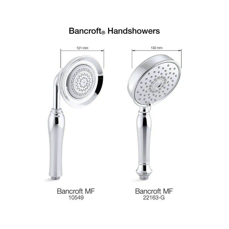 Bancroft Multifunction Handshower 2.5 GPM