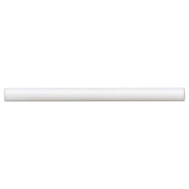 Reine 0.5" x 8" Ceramic Jolly Milter Edge Trim Border Tile