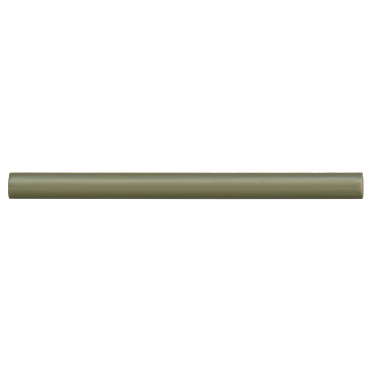 Reine 0.5" x 8" Ceramic Jolly Milter Edge Trim Border Tile