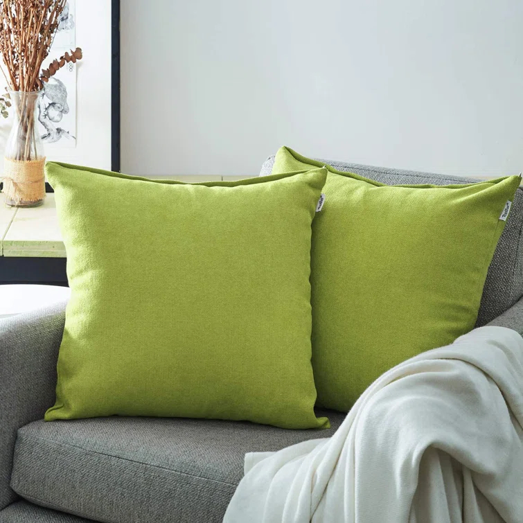 Square Chenille Pillow Cover (Set of 2)
