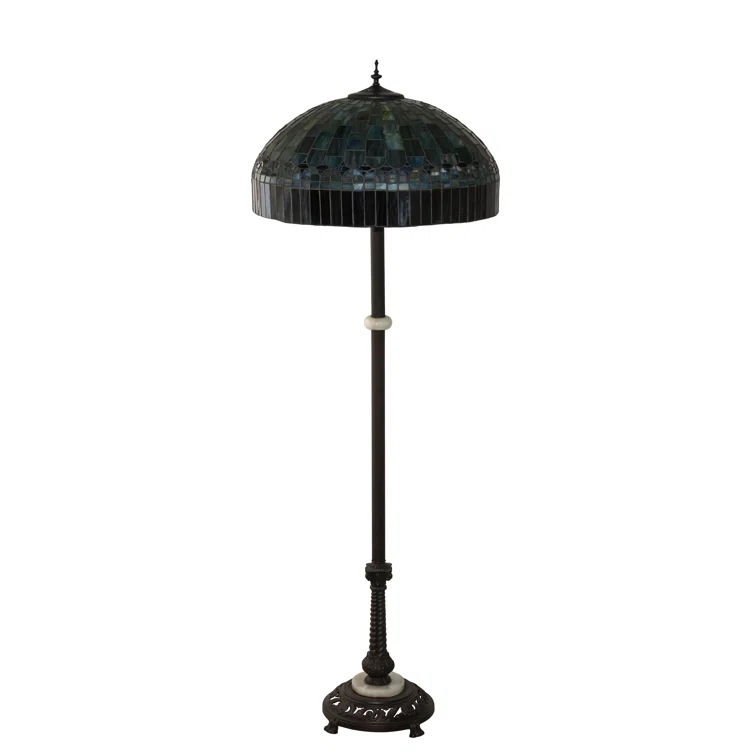229127 Meyda 62" High Tiffany Candice Floor Lamp