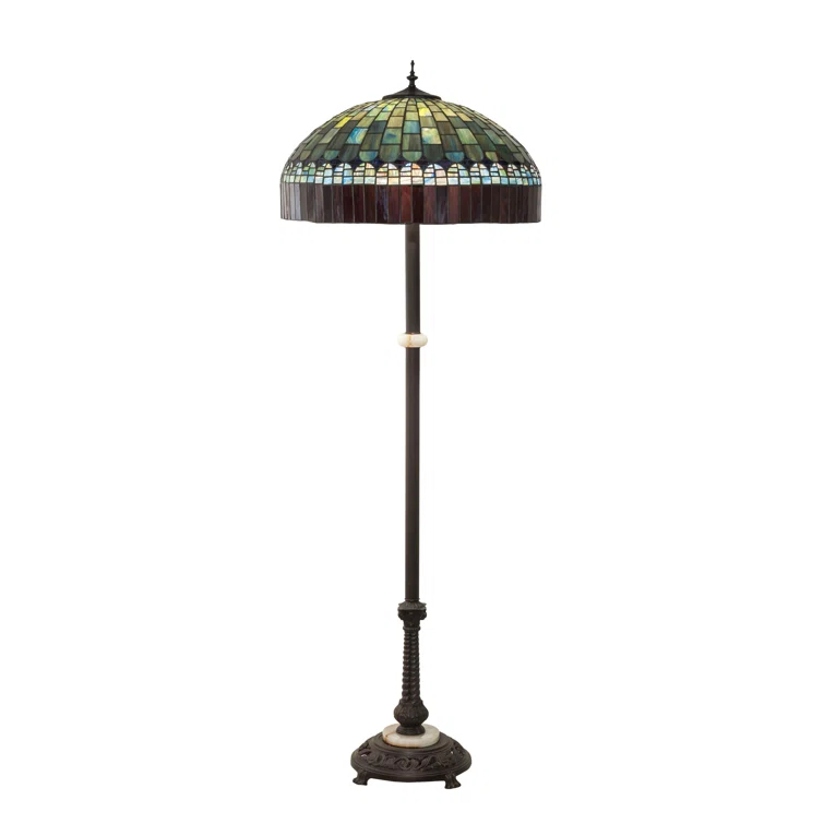 229127 Meyda 62" High Tiffany Candice Floor Lamp