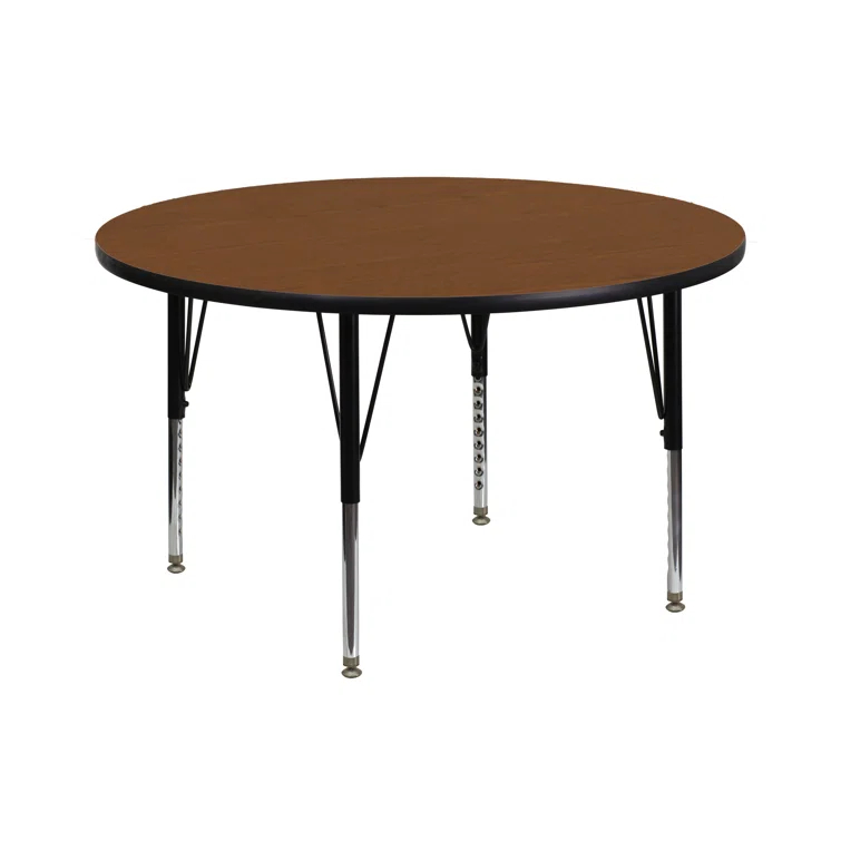Laminate Adjustable Round Activity Table