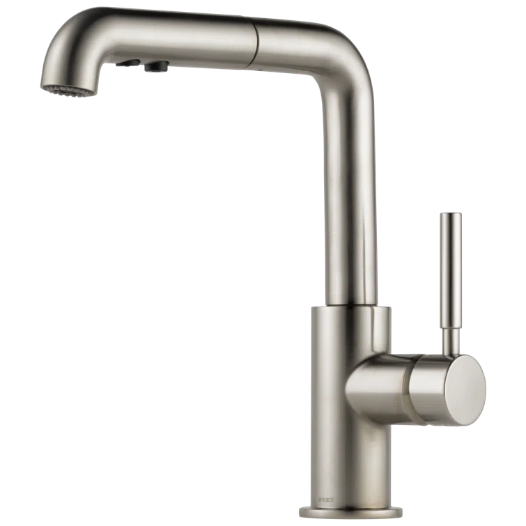 Stainless Steel Modern Pull-Out Spray Kitchen Faucet