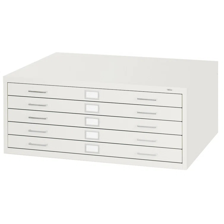 Five-Drawer Flat File Filing Cabinet