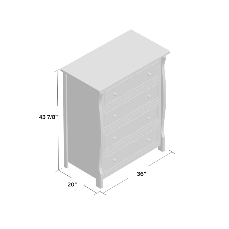 Princeton Kids 4 - Drawer Chest