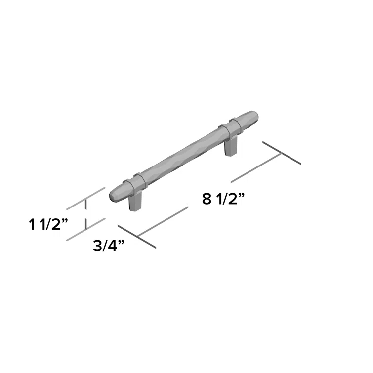 Carrione 6 5/16" Center to Center Bar Pull