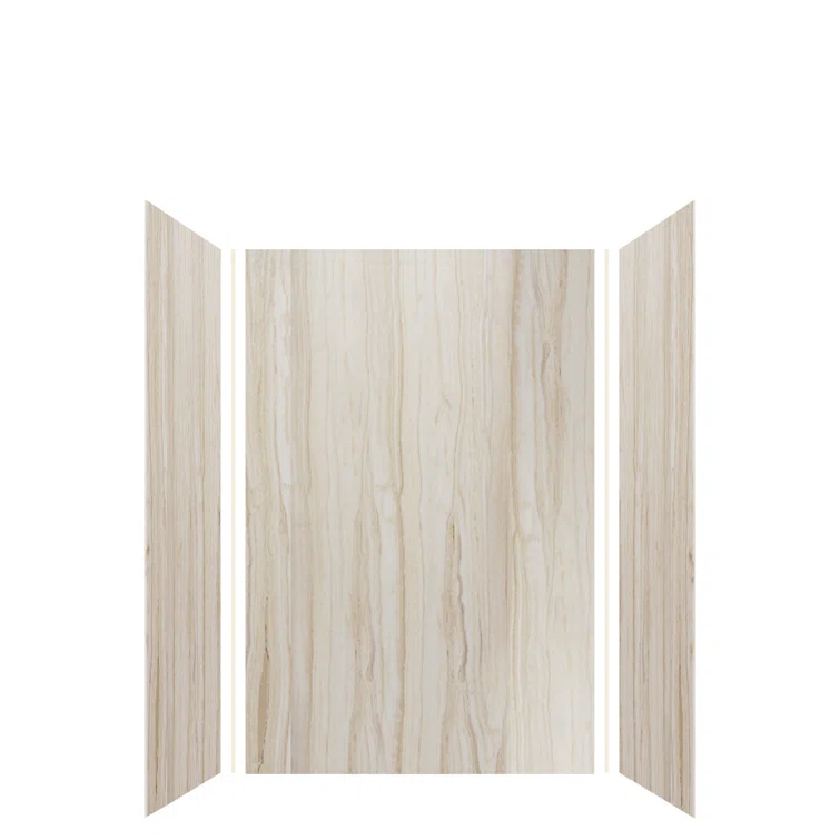 Expressions 48'' W 36'' D 72'' H Glue Up Solid Surface Wall