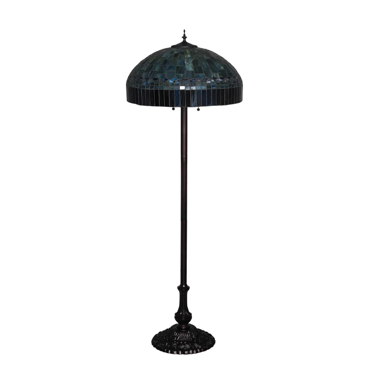 Meyda Lighting 62" High Tiffany Candice Floor Lamp