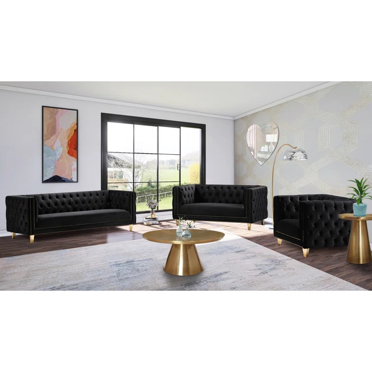 Sickels 66'' Velvet Loveseat