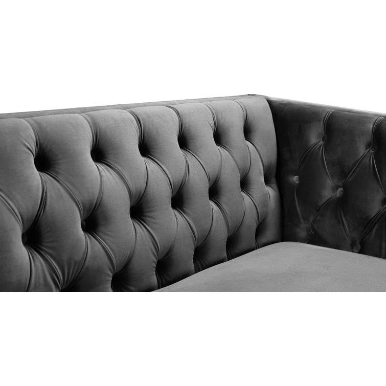 Sickels 66'' Velvet Loveseat