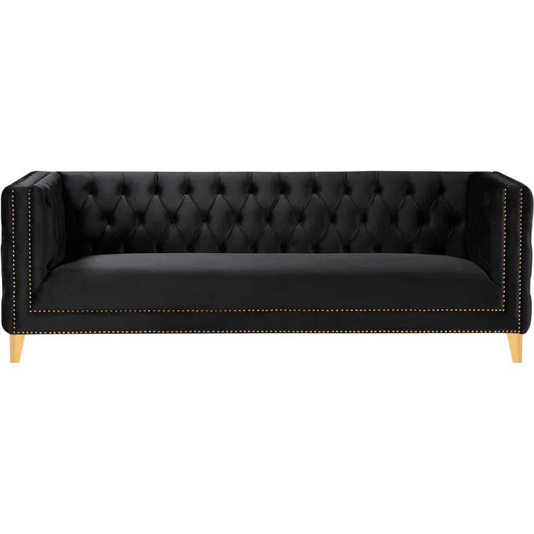 Sickels 90'' Velvet Sofa