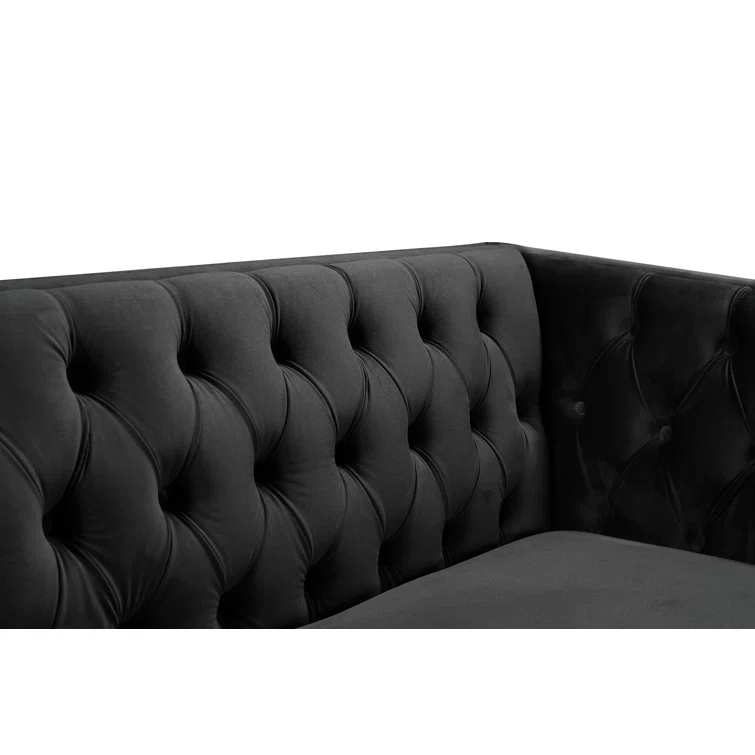 Sickels 90'' Velvet Sofa