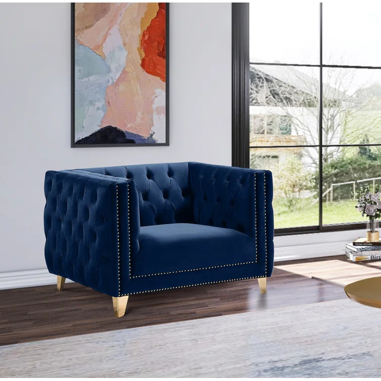 Sickels Velvet Armchair