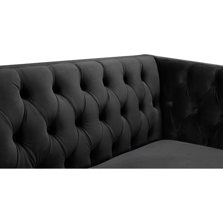 Sickels 66'' Velvet Loveseat