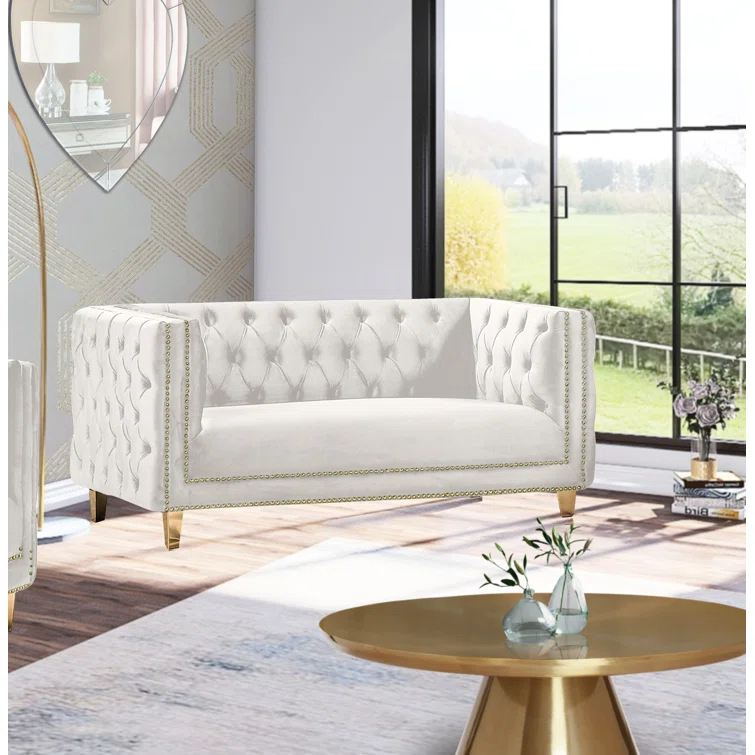 Sickels 66'' Velvet Loveseat