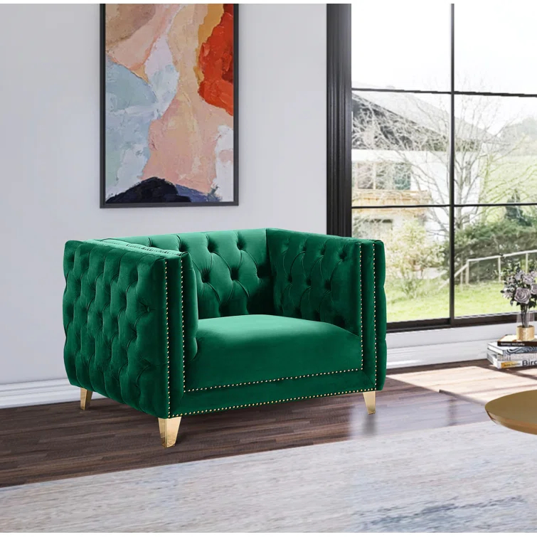 Sickels Velvet Armchair
