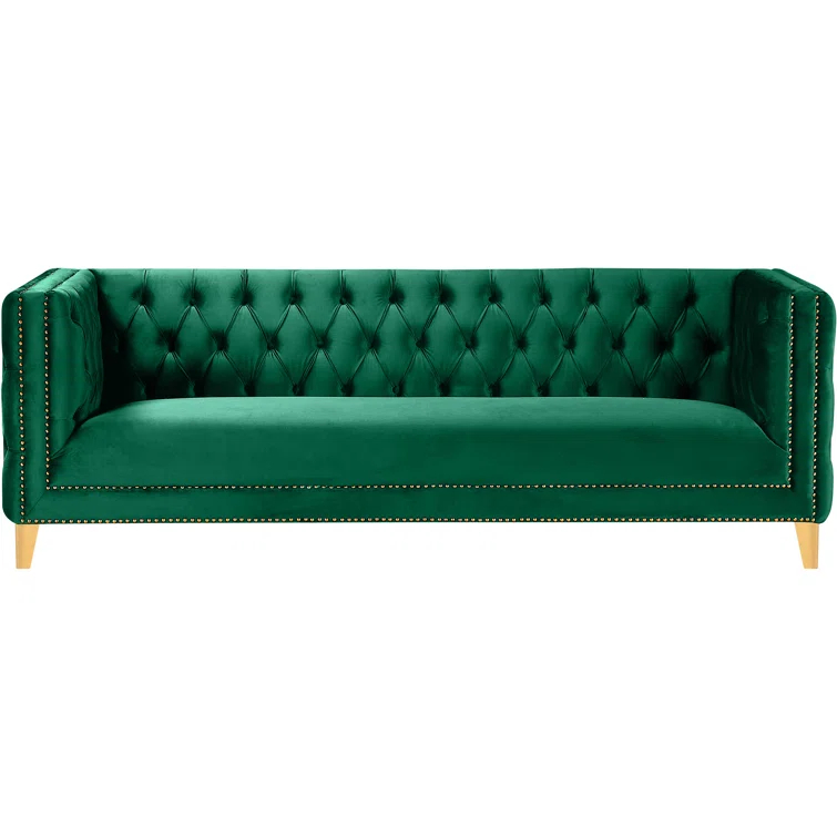 Sickels 90'' Velvet Sofa