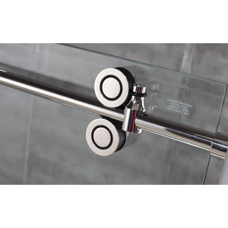 Aston TDR978-CH-60-10 Langham 60" H Single Sliding Frameless Tub Door