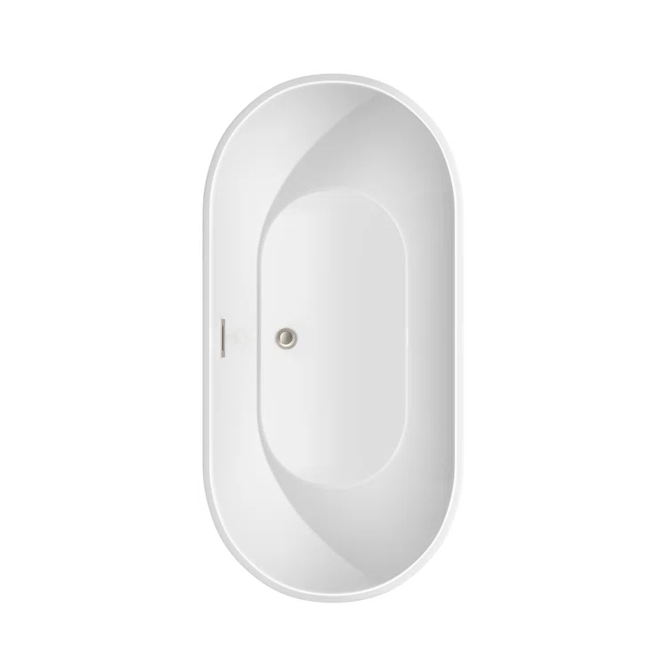 Brooklyn 60'' x 30'' Freestanding Soaking Acrylic Bathtub