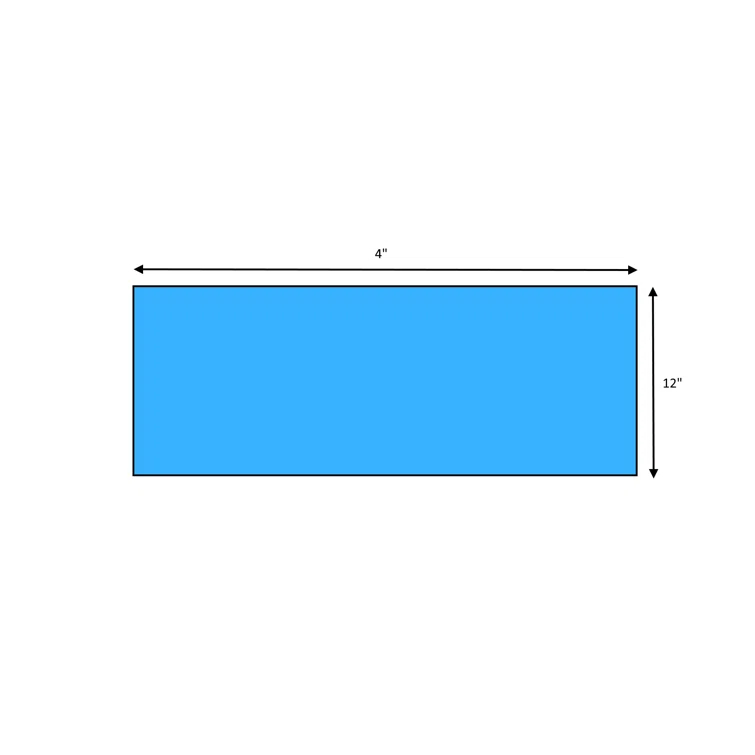 Premium 4" x 12" Glass Subway Tile