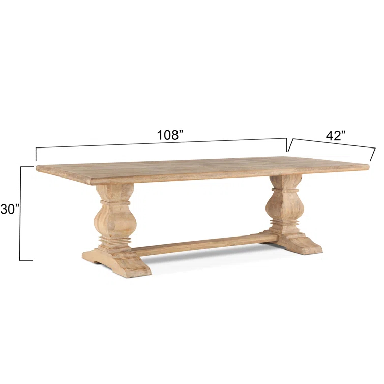 Solid Wood Dining Table