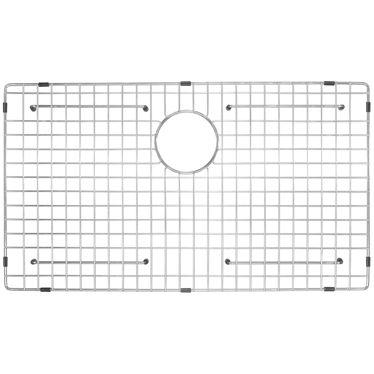 29.69-in x 15.67-in Rear Drain Heavy-Duty Stainless Steel Sink Grid