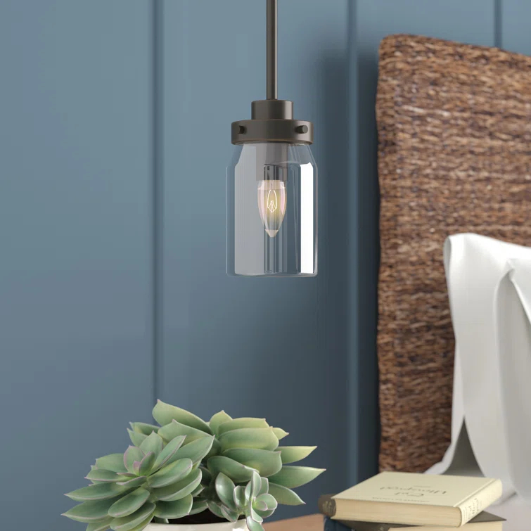 Devon Park 1 - Light Single Jar Pendant