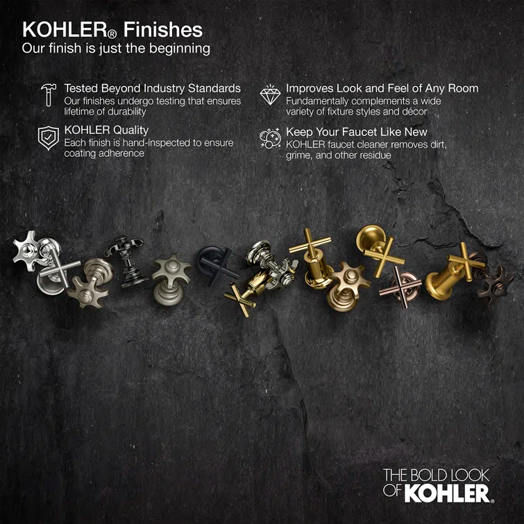 Kohler Purist Performance Showering Kit, 2.5 GPM Multifunction Showerhead and Handshower Package, Three Spray Settings