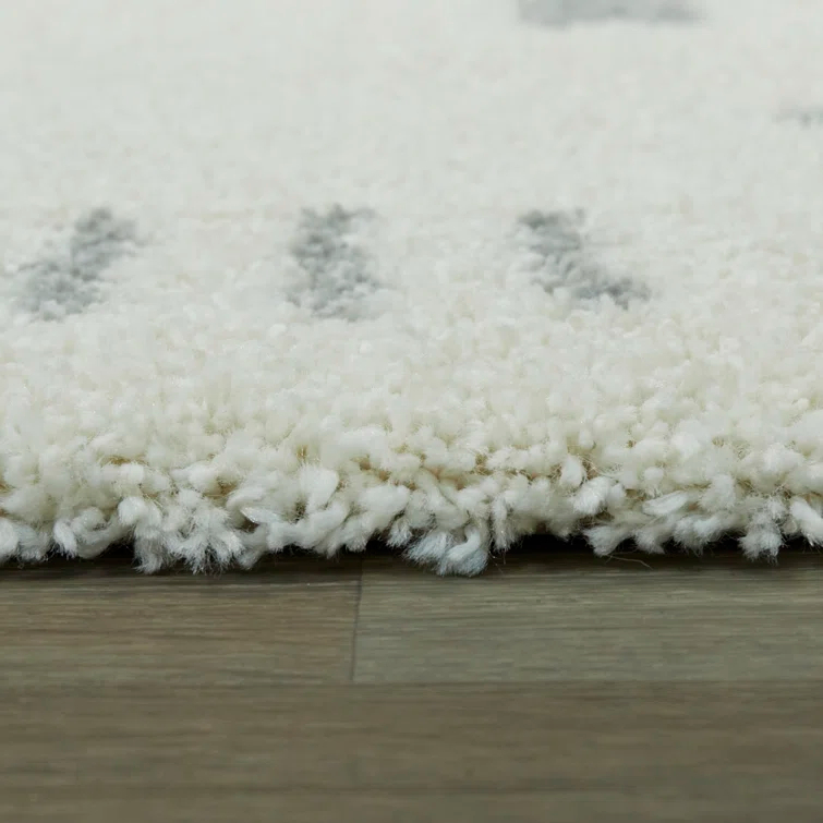 Morin Geometric Shag Area Rug