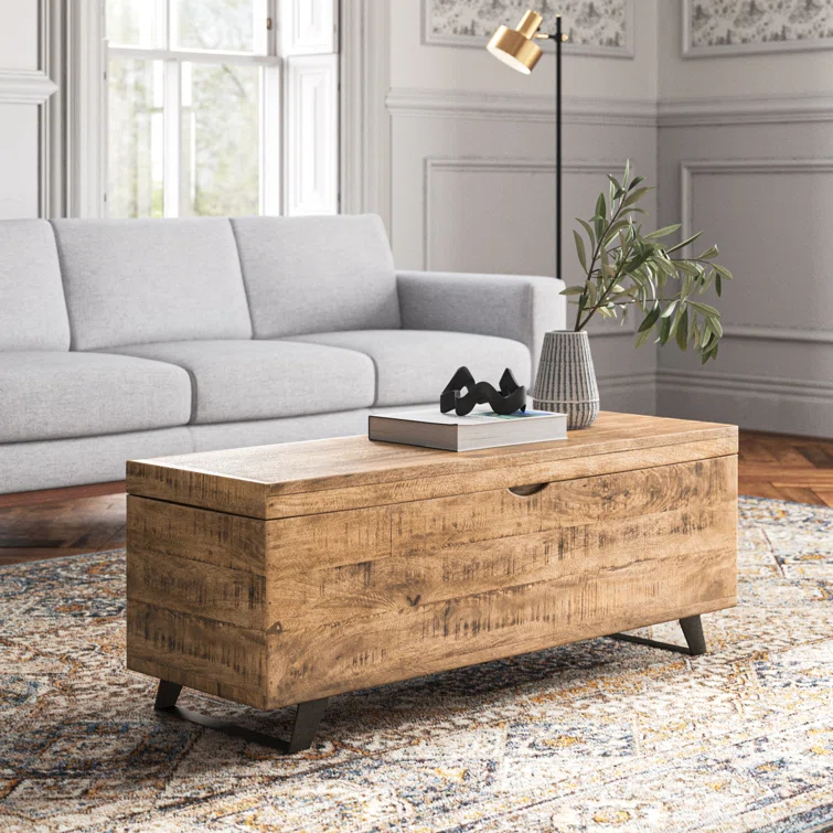 Balderas Lift Top Sled Coffee Table with Storage