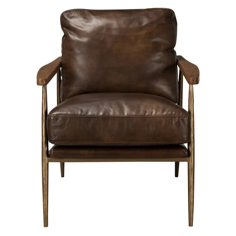 Arnold Genuine Leather Armchair