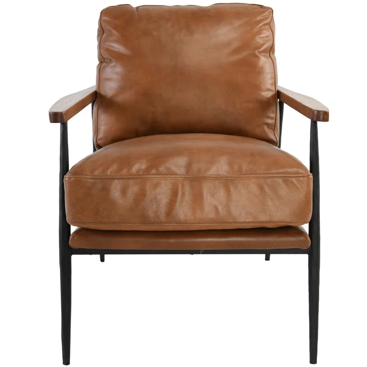 Arnold Genuine Leather Armchair