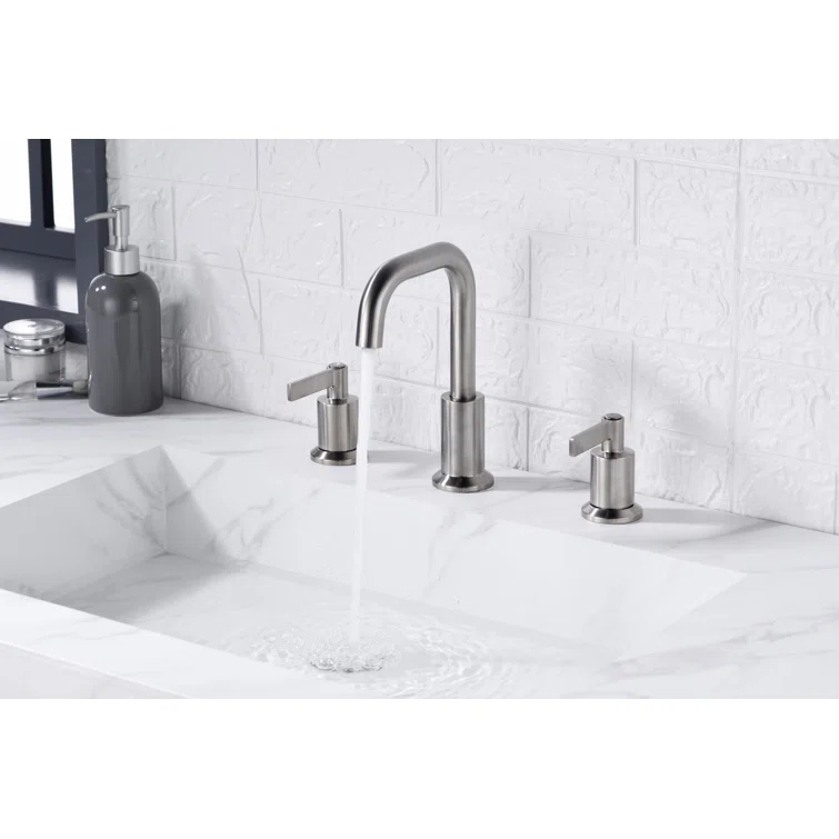 Kree Widespread 2-handle Bathroom Faucet with Drain Assembly