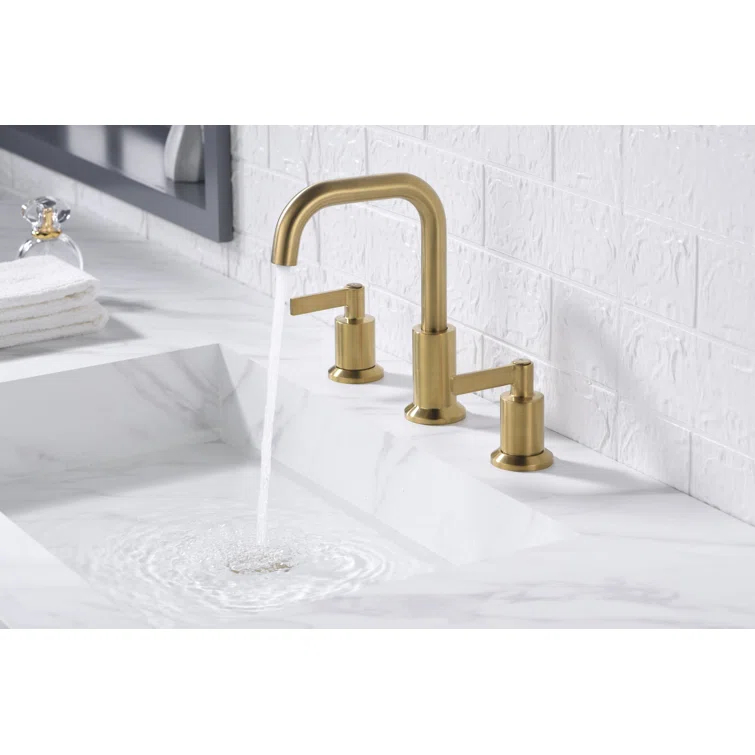 Kree Widespread 2-handle Bathroom Faucet with Drain Assembly
