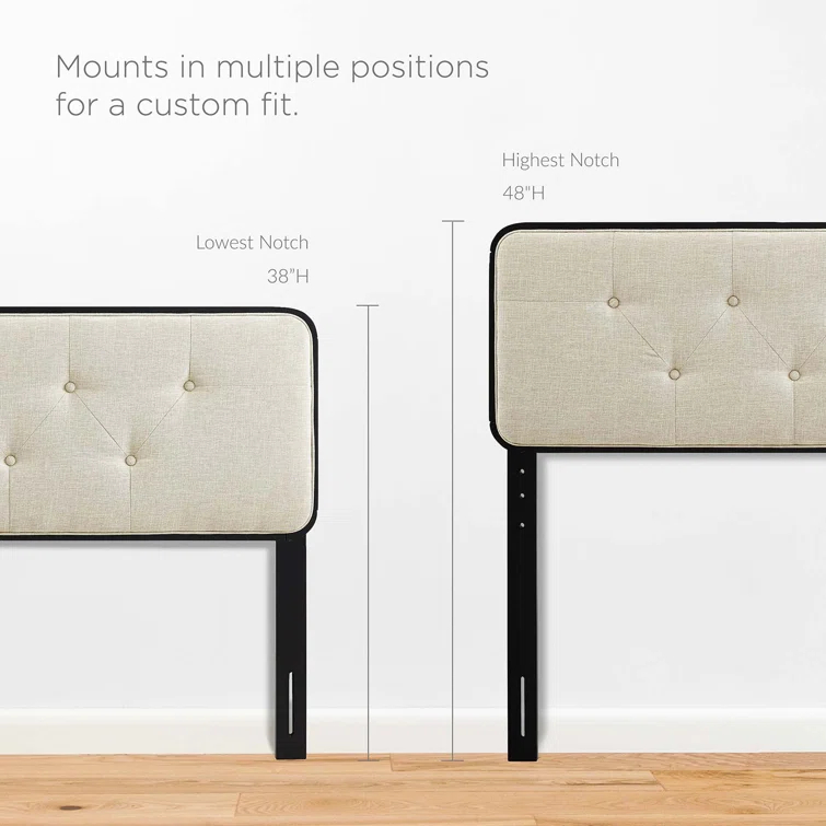 Bridgette Wood Platform Bed with Splayed Legs