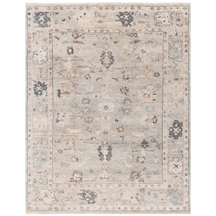 Safavieh Oriental Hand Knotted 80% Wool And 10% Cotton Oriental Rug