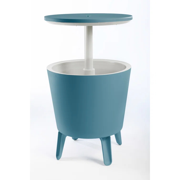 Keter 32 Qt. Cool Bar Cooler Outdoor Weather Resistant Patio Furniture 2 in 1 Pop Up Cocktail Side Table and Beverage Cooler Combo & Reviews | Wayfair