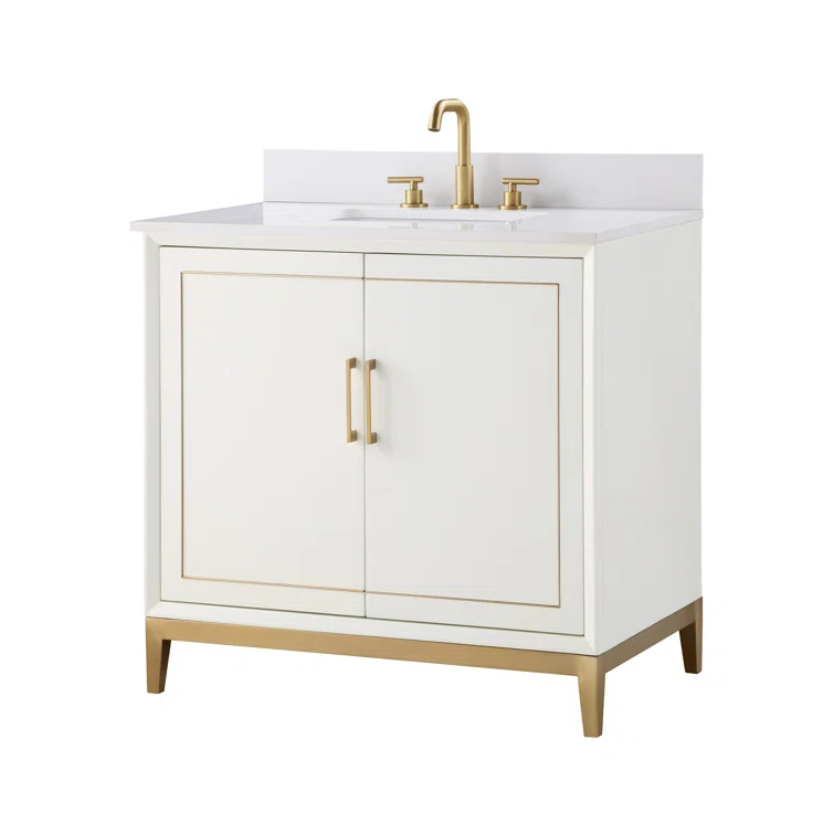 Gracie 36'' Single Bathroom Vanity with Ceramic Top
