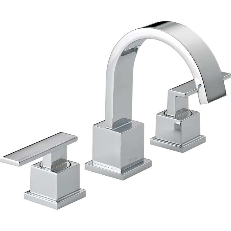 Vero Widespread Bathroom Faucet 3 Hole, 2-handle Bathroom Sink Faucet with Drain Assembly