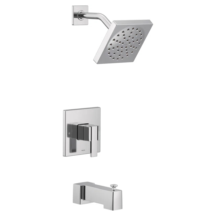 90 Degree M-CORE 3-Series 1-Handle Tub And Shower Trim Kit, Valve Required